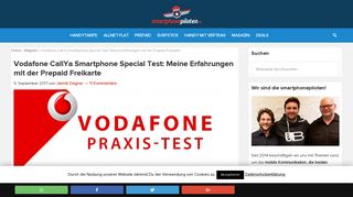 
                            9. Vodafone CallYa Freikarte - Tarife, Kostenfallen, Test & Erfahrungen ...