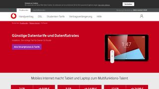 
                            10. Vodafone - Der richtige Tarif für Deinen 3G Router