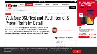 
                            11. Vodafone DSL: Test des Providers - COMPUTER BILD