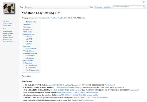 
                            3. Vodafone EasyBox 904 xDSL - Random Projects