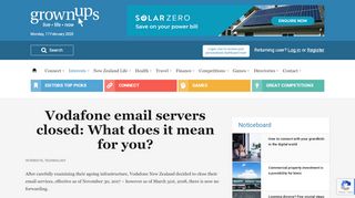 
                            8. Vodafone email servers closed: What does it mean ... - GrownUps NZ