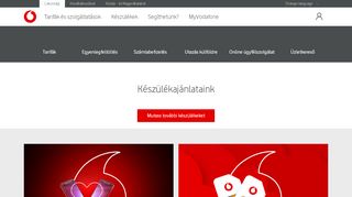 
                            7. Vodafone: Főoldal