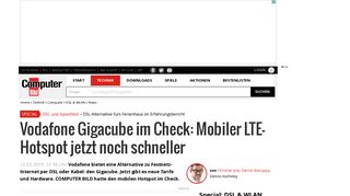 
                            11. Vodafone Gigacube ausprobiert: Jetzt mit Riesen-Tarif - Computer Bild