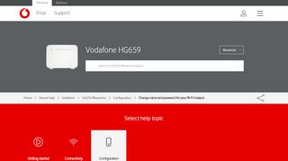 
                            3. Vodafone HG659/Mavericks - Change name and password for your Wi ...