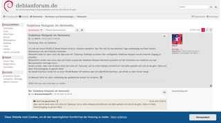 
                            8. Vodafone Hotspots im Heimnetz - debianforum.de
