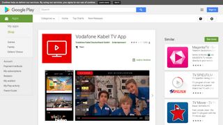 
                            6. Vodafone Kabel TV App – Apps bei Google Play