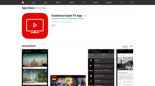 
                            8. Vodafone Kabel TV App im App Store - iTunes - Apple