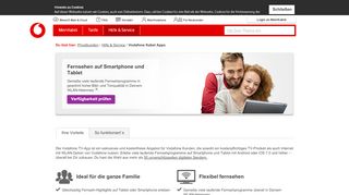 
                            7. Vodafone Kabel TV Apps - Vodafone Kabel Deutschland Kundenportal