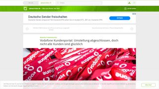 
                            7. Vodafone Kundenportal: Umstellung abgeschlossen, doch nicht alle ...