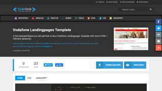 
                            9. Vodafone Landingpages Template | CodeSeek.co