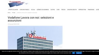 
                            9. Vodafone Lavora con noi: assunzioni 2019 - TiConsiglio