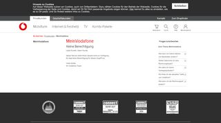 
                            1. Vodafone Login zu MeinVodafone: Ihr pers  nlicher Online-Service