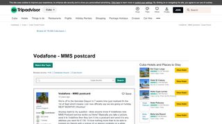 
                            5. Vodafone - MMS postcard - Cuba Message Board - TripAdvisor