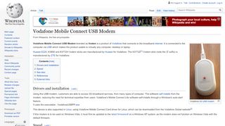 
                            12. Vodafone Mobile Connect USB Modem - Wikipedia