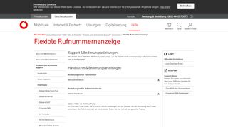 
                            7. Vodafone OfficeNet Flexible Rufnummernanzeige - Support ...