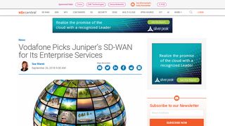 
                            10. Vodafone Picks Juniper's SD-WAN for Its Enterprise Services