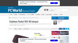 
                            10. Vodafone Pocket WiFi 4G Review: Vodafone's latest mobile ...