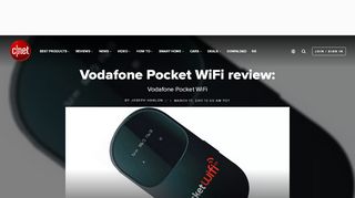 
                            13. Vodafone Pocket WiFi - CNet