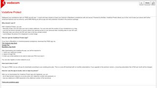 
                            2. Vodafone Protect | Vodacom