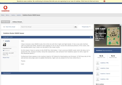 
                            7. Vodafone Router HG659 Issues - Boards.ie