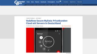 
                            3. Vodafone Secure MyData: Privatkunden-Cloud mit Servern in ...