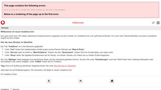 
                            11. Vodafone / Service / Willkommen