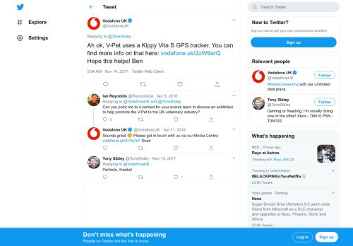 
                            6. Vodafone UK on Twitter: 