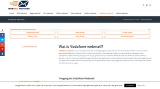 
                            4. Vodafone webmail - Direct naar uw Vodafone webmail