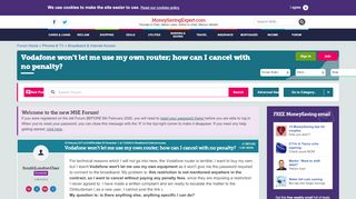 
                            12. Vodafone won't let me use my own router; how can I cancel with no ...