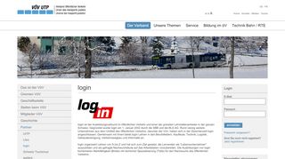 
                            11. voev.ch - login - powered by Contrexx