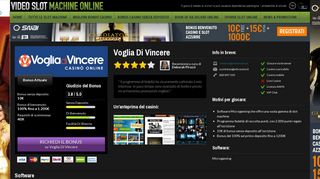 
                            10. Voglia di Vincere - Casino online AAMS | Video Slot Machine Online