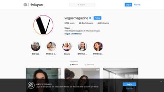 
                            12. Vogue (@voguemagazine) • Instagram photos and videos