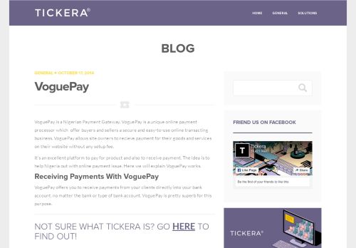 
                            9. VoguePay - Tickera Blog