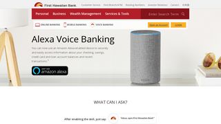 
                            12. Voice Banking - First Hawaiian Bank