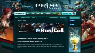 
                            12. Voice Chat / About / Game Mode Schedule / About / Prime World