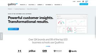 
                            3. Voice of Customer (VOC) Software: Surveys + Dashboards | Qualtrics