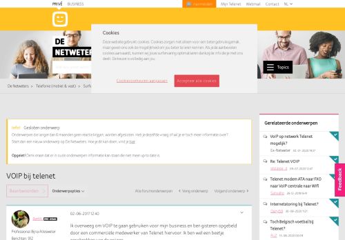 
                            10. VOIP bij telenet - De Netweters