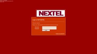 
                            9. VOIP NEXTEL | Login