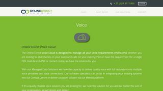 
                            13. voIP Solutions | We Manage All Your Voice Requirements - Online Direct