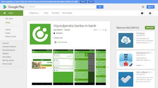 
                            7. Vojvodjanska banka m-bank – Апликације на Google Play-у