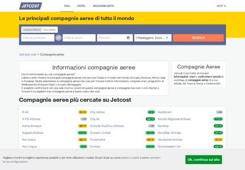 
                            7. Voli meridiana - Ricerca voli, Orario, informazioni meridiana - Jetcost