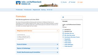 
                            12. Volks- und Raiffeisenbank Eisleben eG - Formulare