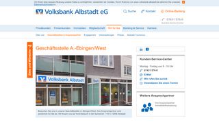 
                            9. Volksbank Albstadt eG Geschäftsstelle A.-Ebingen/West