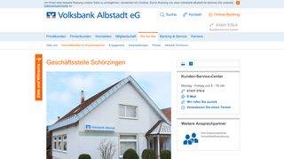 
                            11. Volksbank Albstadt eG Geschäftsstelle Schörzingen