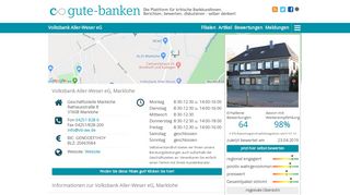 
                            7. Volksbank Aller-Weser eG, Geschäftsstelle Marklohe: Bewertungen ...