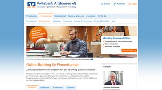 
                            4. Volksbank Altshausen eG eBanking Business Edition innovativ ...