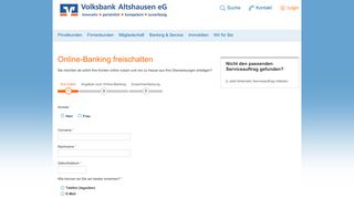 
                            6. Volksbank Altshausen eG Online-Banking freischalten innovativ ...