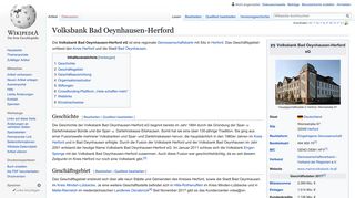 
                            7. Volksbank Bad Oeynhausen-Herford – Wikipedia