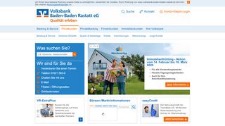 
                            9. Volksbank Baden-Baden Rastatt eG - Privatkunden