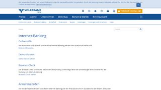 
                            3. Volksbank Banking Hilfe | Volksbank Tirol AG